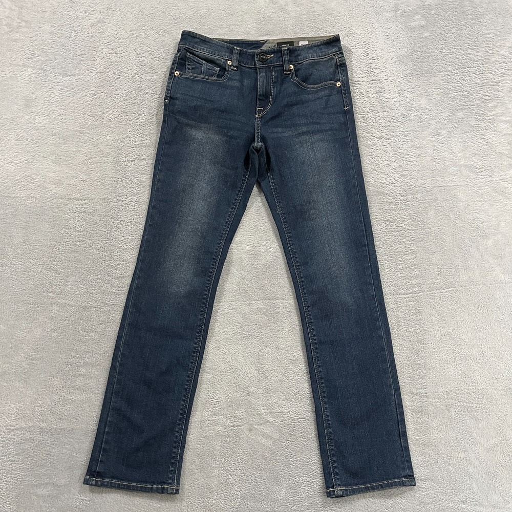 Volcom Jeans Boys 27 14Y Youth Vorta Slim Straight Leg Stretch Western Y2K